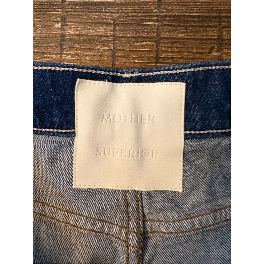 Mother Superior The Delinquent Ankle Jeans Women 28 NWT Wide Leg Made In Shade - Picture 10 of 14